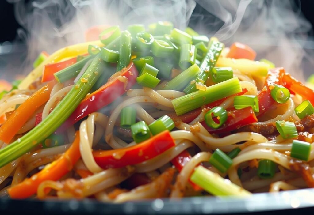 Stir Fry Shirataki Noodles