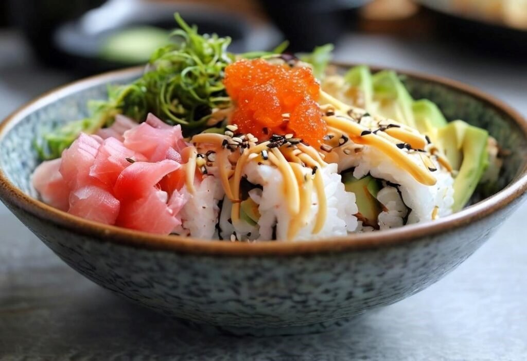 Crunch Roll Sushi Bowl