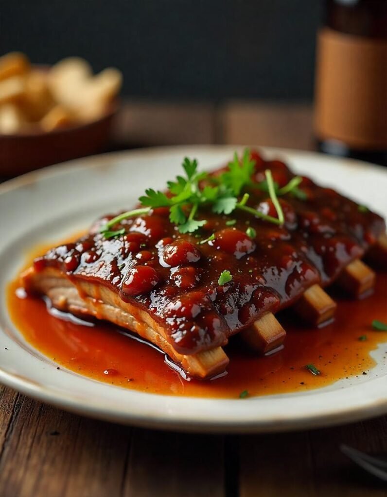 Easy Oven Baked Beef Ribs