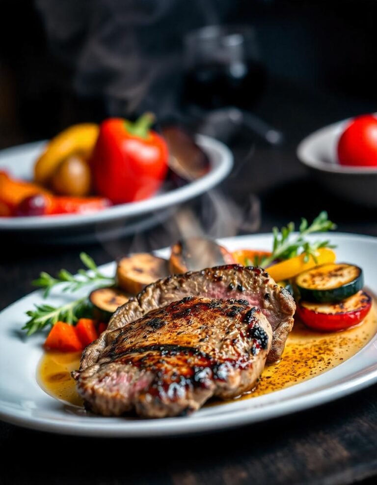 Juicy Bone-In Beef Filets: A Cocktail Delight