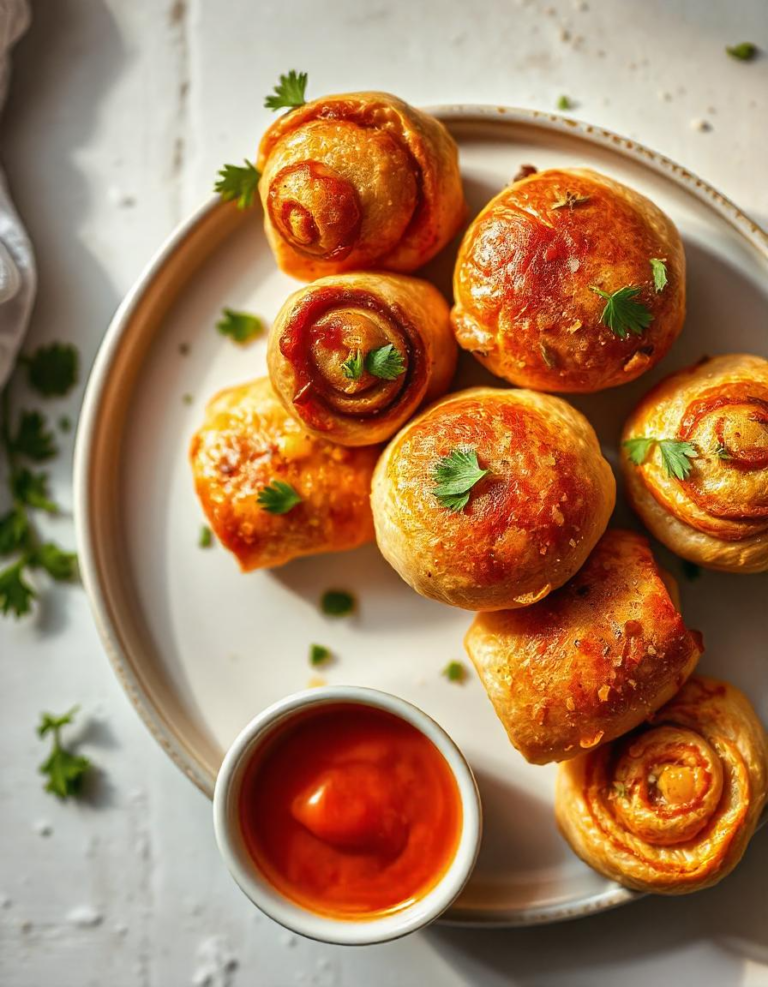 Easy Air Fryer Pizza Rolls