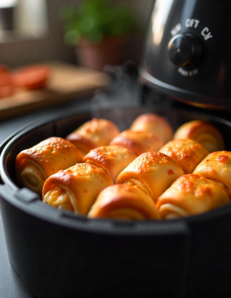 Easy Air Fryer Pizza Rolls